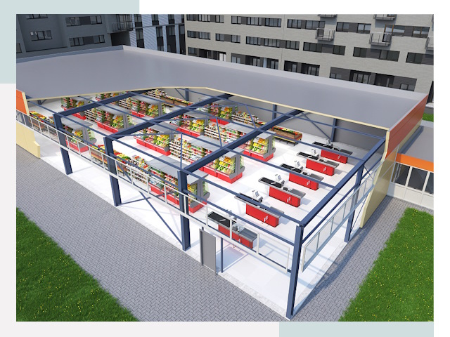 Строительство магазинов в Обнинск от 609 руб. за м²