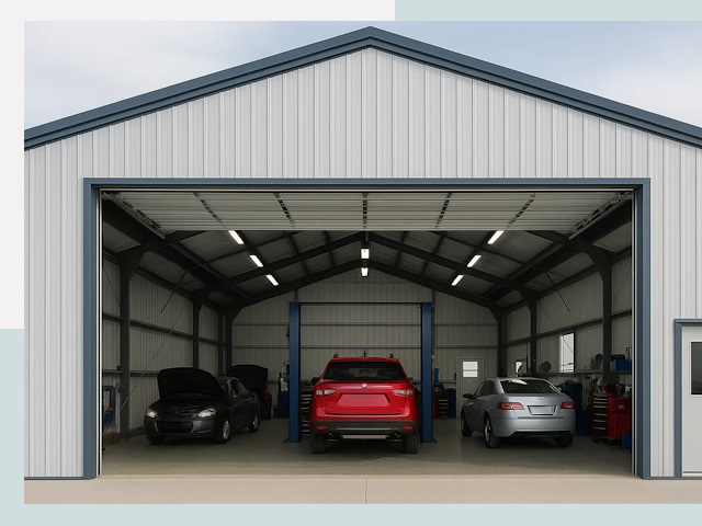 Ангары из сэндвич панелей от 609 руб. в Обнинск