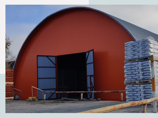 Полукруглые ангары по цене от 609 руб. в Обнинск