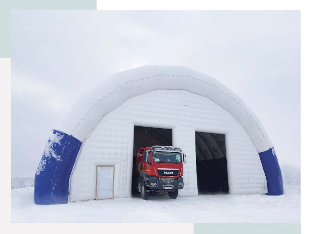 Мобильные ангары в Обнинске