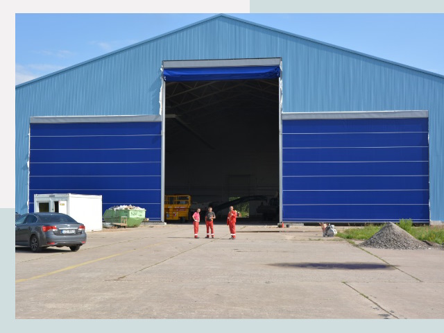 Ангарные ворота в Обнинск от СтальСтрой-Бнн по цене 609 руб.