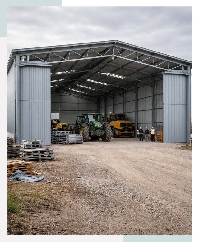 Ангары для сельхозтехники в Обнинске от 20300 р. | СтальСтрой-Бнн