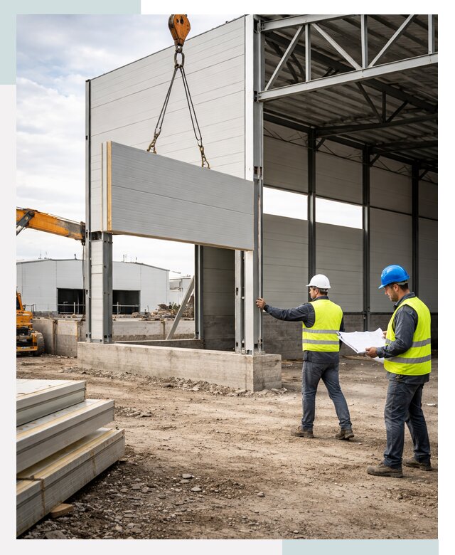 Склад из сэндвич панелей под ключ в Обнинске от 9643 р. | СтальСтрой-Бнн