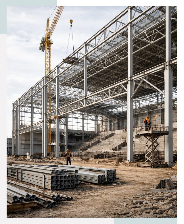 Строительство спортивных комплексов в Обнинске от 30450 р. | СтальСтрой-Бнн